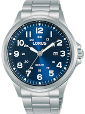 Lorus Herreur Rh993nx9 Classic Blå/stål Ø44 Mm