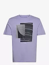 T-shirt With Photoprint Tom Tailor Purple