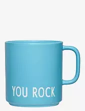 Favourite Cup With Handle Design Letters Blue