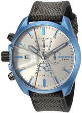 Diesel Herreur Dz4506 Ms9 Sølvfarvet/gummi Ø48 Mm