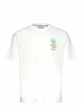 Relaxed-fit Front And Back Artwork T-shirt Scotch & Soda White