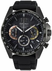 Seiko Herreur Ssb349p1 Sort/gummi Ø44 Mm
