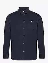 Organic Cotton Corduroy Shirt Gots Knowledge Cotton Apparel Blue