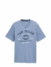 Logo Tee Tom Tailor Blue