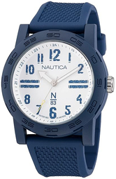 Nautica Herreur Napats301 N83 Hvid/gummi Ø44 Mm