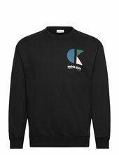 Ls Eu 350terry Ck Bauhaus Logo C Calvin Klein Jeans Black