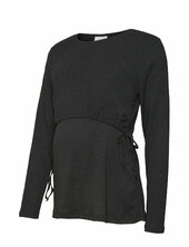 Mlcaileen June L/s Jrs Top 2f Mamalicious Black