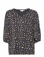 Minasz V-n Blouse Saint Tropez Navy