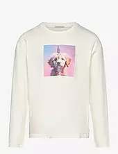 Printed Over Longsleeve Tom Tailor Cream