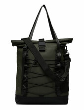 Trail Rolltop Tote Bag W3 Rains Green