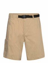 Akjan Tec Grosgrain Belt Shorts Anerkjendt Beige