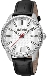Just Cavalli Herreur Jc1g176l0115 Modern Hvid/læder Ø43 Mm