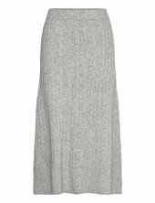A-line Cable Skirt Davida Cashmere Grey