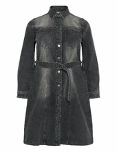 Kcally Denim Dress Kaffe Curve Black