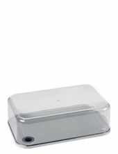 Osteklokke Modula Klar Mepal Grey