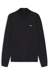 Cardigan I Strikket Bomuld Med Kontrastlogo