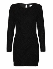 Vizoe L/s O-neck Mini Dress/dc Vila Black