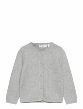 Button Knit Cardigan Mango Grey