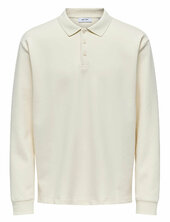 Onsbernard Rlx Ls Polo Only & Sons Cream
