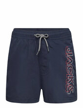 Jpstfiji Jjswim Double Logo Ly Sn Jnr Jack & J S Navy