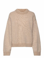 Tine Knit Crew Neck Holzweiler Beige