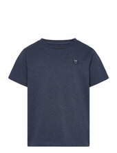 Regular Fit Badge T-shirt - Gots/ve Knowledge Cotton Apparel Navy