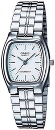 Casio Dameur Ltp-1169d-7ardf Classic Hvid/stål Ø22 Mm