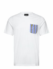 Stripe Pocket T-shirt Lyle & Scott White