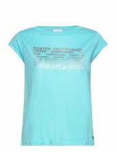 T-shirt With Coster Print - Cap Sle Coster Copenhagen Blue