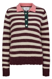 Nümph - Bluse - Ciara Riette Stripe Pullover - Winetasting