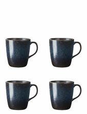 Raw Midnight Blue - Krus M Hank 4 Stk 35cl Gaveæske Aida Blue