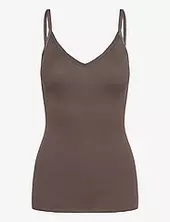 Silk Top W/ Elastic Band Rosemunde Brown