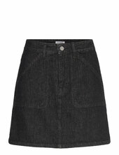 Patch Pocket Mini Skirt Filippa K Black