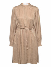 Slftyra Short Dress B Selected Beige