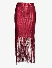 Slnicole Skirt Soaked In Luxury Burgundy