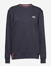Basic Sweater Small Logo Alpha Industries Blue