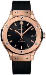 Hublot Dameur 581.ox.1480.rx Classic Fusion Sort/gummi Ø33 Mm
