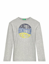 T-shirt L/s United Colors Of Benetton Grey