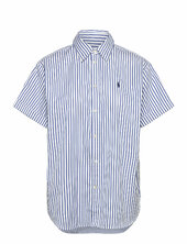Over Fit Striped Cotton Shirt Polo Ralph Lauren Navy